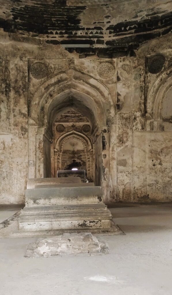 inside view of tomb